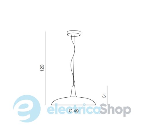 Підвісний світильник AZzardo PERUGIA AZ1335