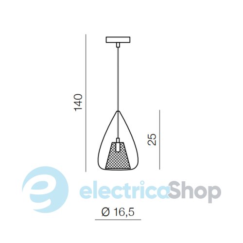 Підвісний світильник AZzardo GORDON 1 AZ2166