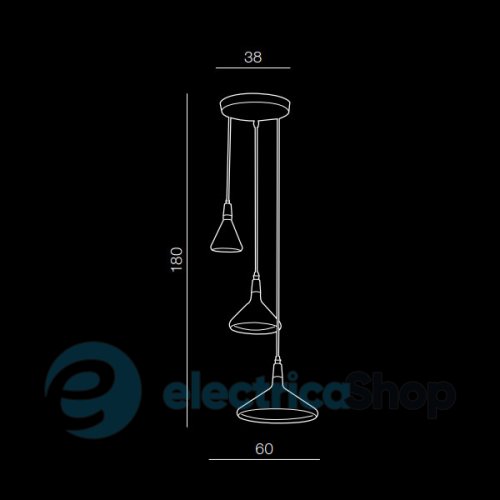 Підвісний світильник AZzardo IDA Mix AZ1881