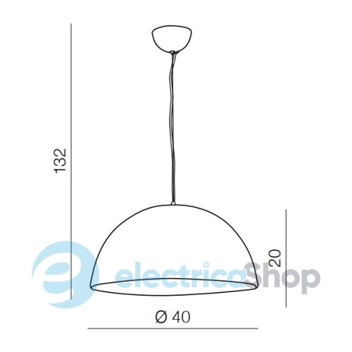 Підвісний світильник AZzardo MODENA 40 AZ1400