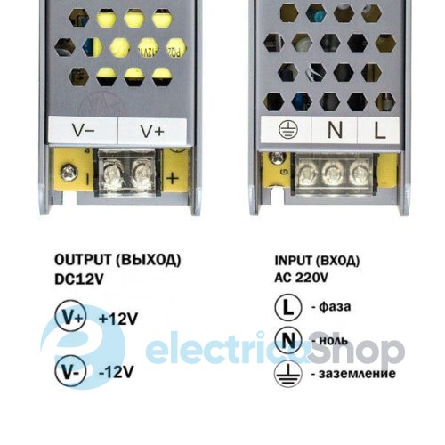 Блок живлення 12V/DC 100W IP20, BIOM Professional BPU-100 8,3А негерметичний (10151)