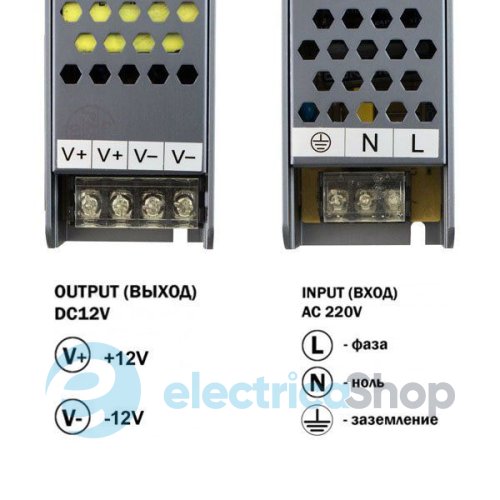 Блок живлення 12V/DC 200W IP20, BIOM Professional BPU-200 16,6А негерметичний (10153)