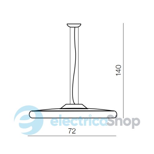 Підвісний світильник AZzardo SNELLO 72 AZ1270 LED