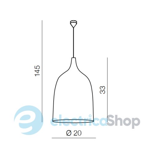 Підвісний світильник AZzardo FABIO M AZ0300