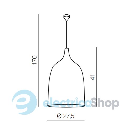 Підвісний світильник AZzardo FABIO L AZ0301