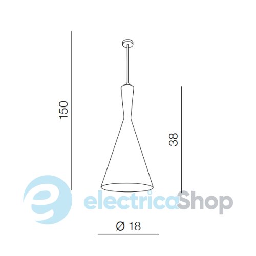 Подвесной светильник AZzardo VITA AZ1405