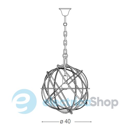 Подвесной светильник Ideal Lux KONSE SP1 155968