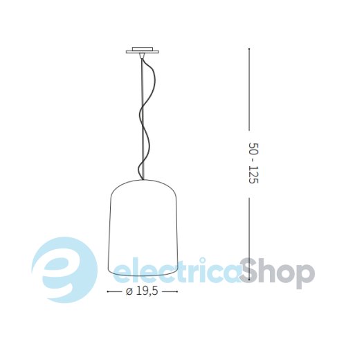 Підвісний світильник Ideal Lux KEN SP1 small 112084