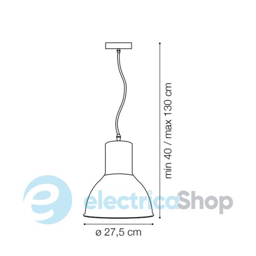 Подвесной светильник Ideal Lux METRO SP1 139098