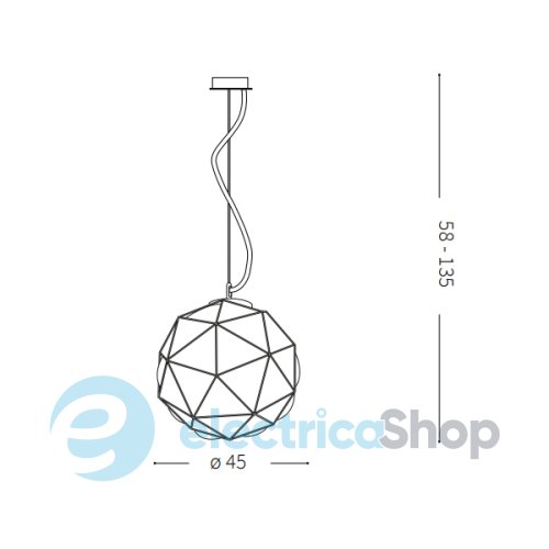 Підвісний світильник Ideal Lux MAGLIE SP1 159263