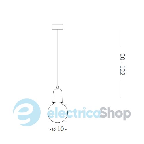 Підвісний світильник Ideal Lux IT SP1 175935