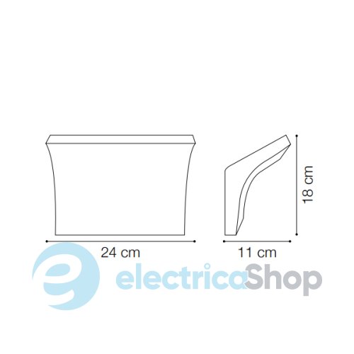 Настенный светильник Ideal Lux COMMODORE AP2 125923