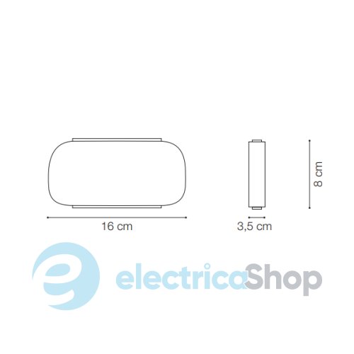 Настенный светильник Ideal Lux TEA AP30 142340