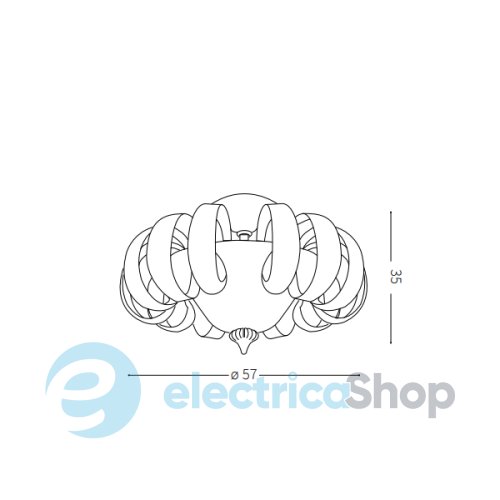 Люстра Ideal Lux TINTORETTO PL4 103440