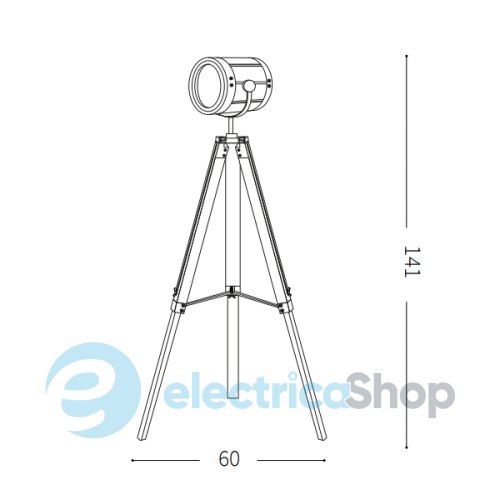 Торшер Ideal Lux 133959 TORCHIO PT1
