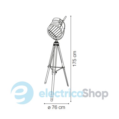Торшер Ideal Lux 105659 KRAKEN PT1