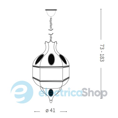 Підвісний світильник Ideal Lux NAWA-1 SP8 141954