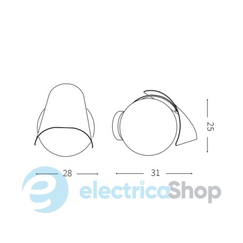 Бра Ideal Lux PENOMBRA AP1 176598