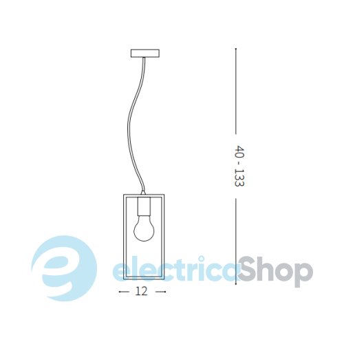 Підвісний світильник Ideal Lux 137124 VOLT SP1