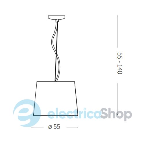 Подвесной светильник Ideal Lux EFFETTI SP5 132945