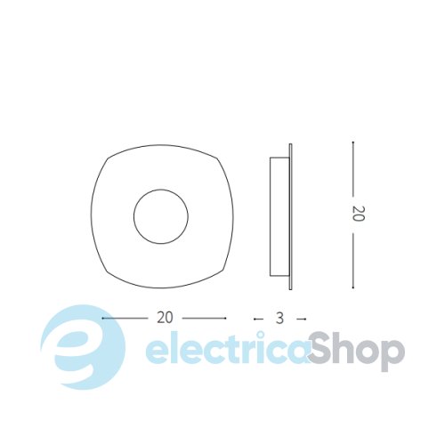 Настенно-потолочный светильник Ideal Lux MITO PL1 175676