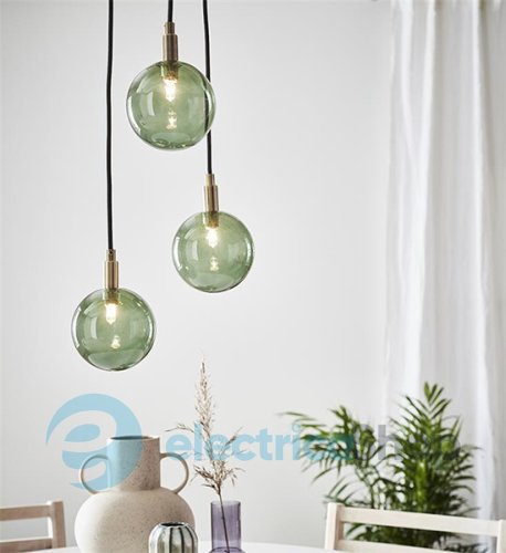 Підвісний світильник MARKSLOJD Uno 107993 antique/green