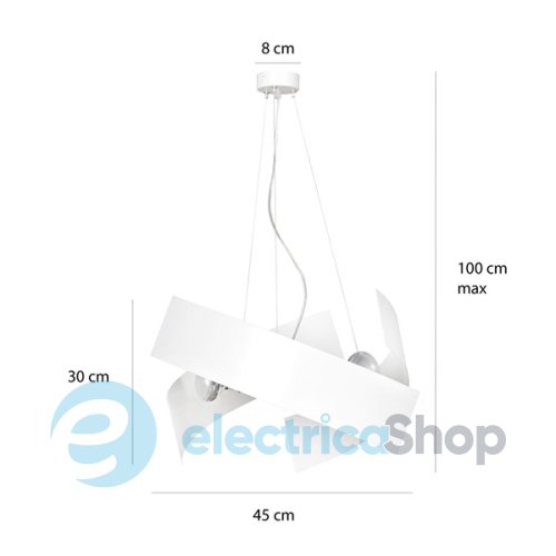 Люстра EMIBIG MODO WHITE 585/1