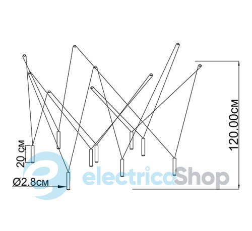 Люстра ImperiumLight Diplomat (200920.05.92)