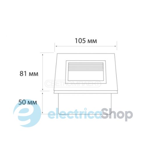 Підсвічування сходів Светкомплект LDL 12 3W BLACK