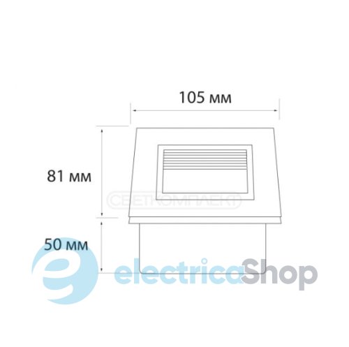 Подсветка ступеней Светкомплект LDL 12 3W BLACK