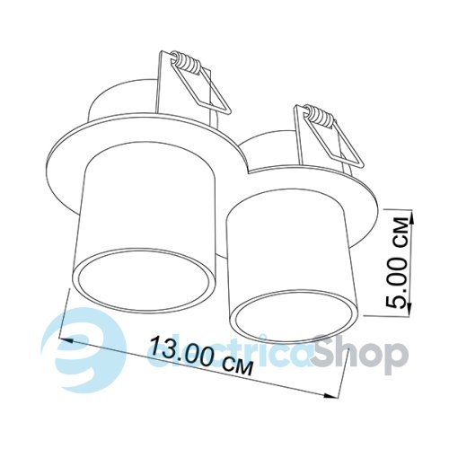 Точковий світильник ImperiumLight 21025.01.05 Vardo