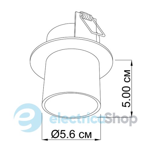 Точковий світильник ImperiumLight 21015.05.01 Vardo