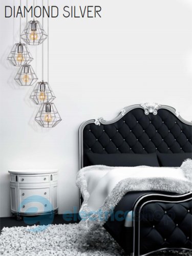 Люстра TK-Lighting 4289 DIAMOND Silver
