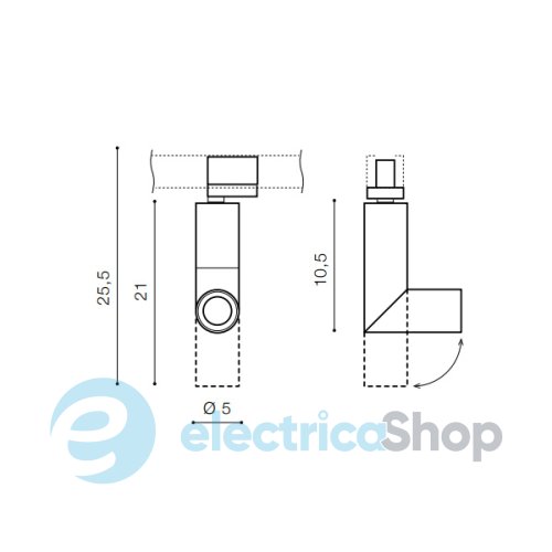 Трековий світильник AZzardo SANTOS Track white AZ2925