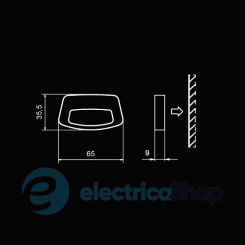 Накладний LED-світильник 03-111-52 Ledix TERA 3100K