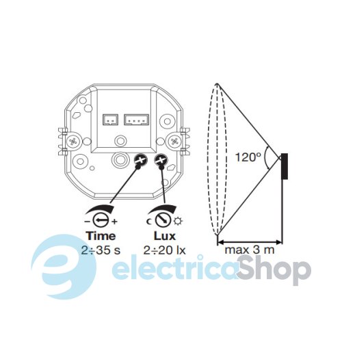 Встраиваемый LED-светильник с датчиком движения Ledix MUNA 02-222-61 5900К