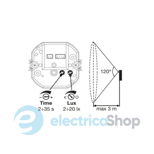 Встраиваемый LED-светильник с датчиком движения Ledix MOZA 01-222-23 красный свет