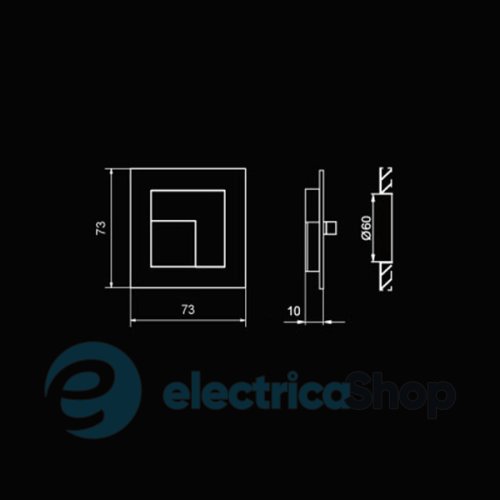 Вбудований LED-світильник 07-211-22 Ledix TIMO 3100K з рамкою