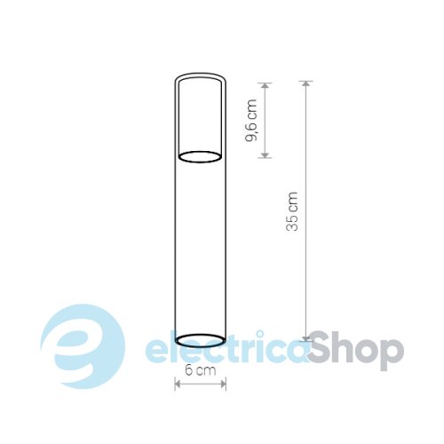 Плафон Nowodvorski CAMELEON CYLINDER L TR/WH 8538