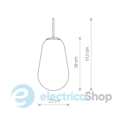 Плафон Nowodvorski 8533 CAMELEON PEAR M TR/G