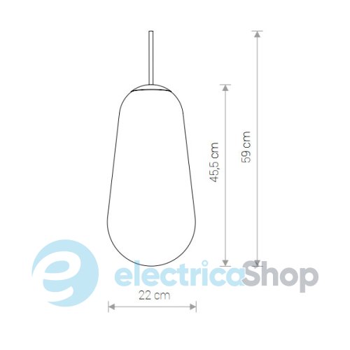 Плафон Nowodvorski 8532 CAMELEON PEAR L TR/G