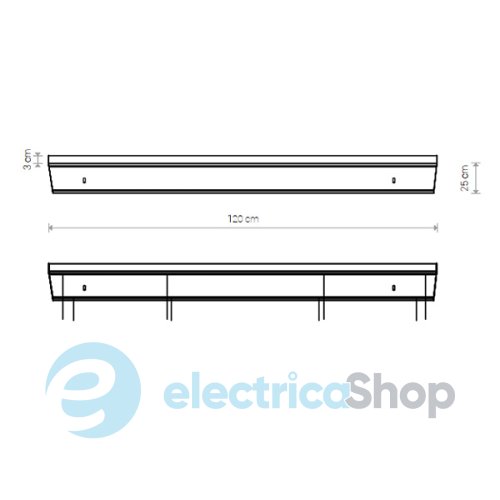 Основание для светильников Nowodvorski CAMELEON CANOPY C 1200 WH 8555