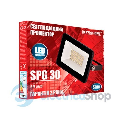 Світлодіодний прожектор Ultralight SPG 30 Slim