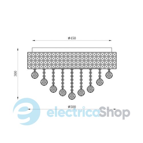 Люстра Zuma Line CAPRI 19027-L