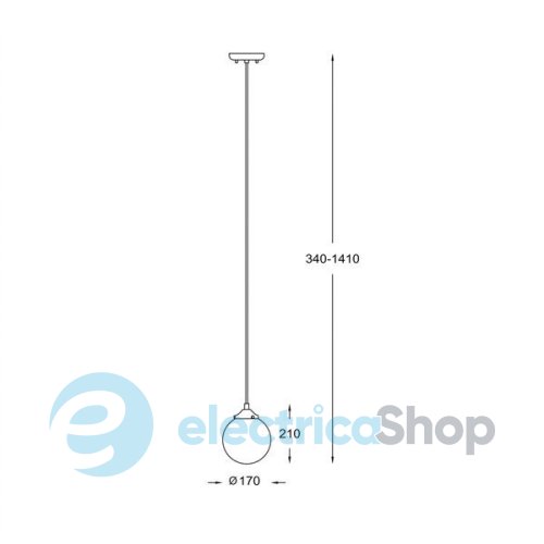 Подвесной светильник Zuma Line RIANO P0454-01D-F7AC