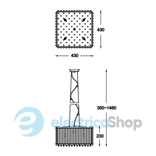 Люстра Zuma Line VENTUS P0465-05D-F4AC