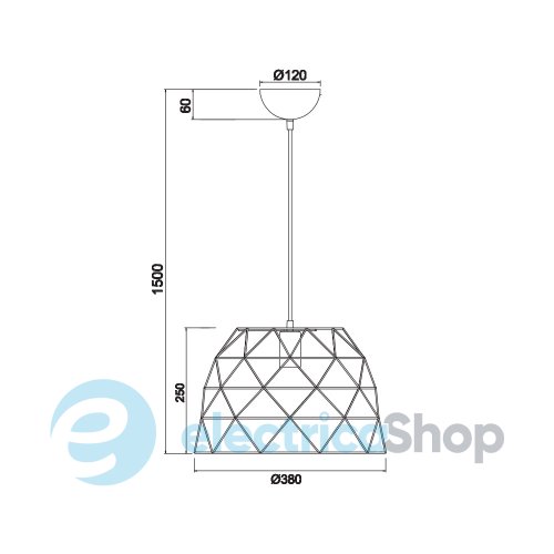 Підвісний світильник TRIO HAVAL R30719032
