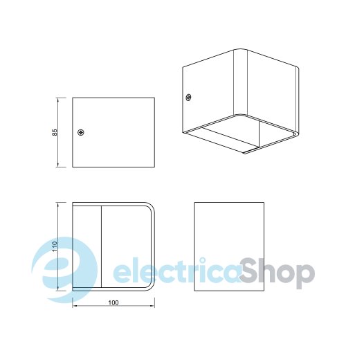 Настенный светильник TRIO MELVIN 223910132