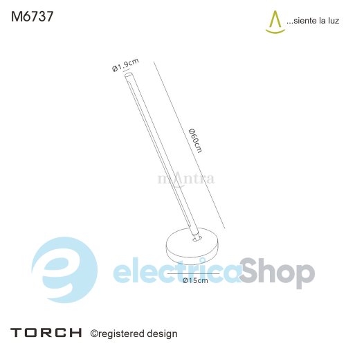 Настольная лампа Mantra Torch 6737
