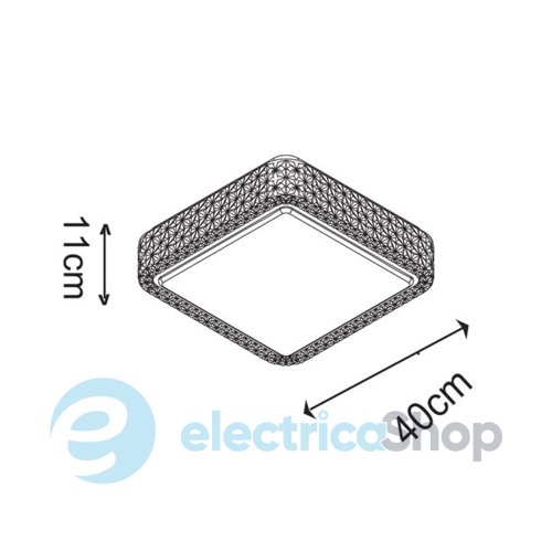 Потолочный светильник Zuma Line MOA CL15068SQ-D40